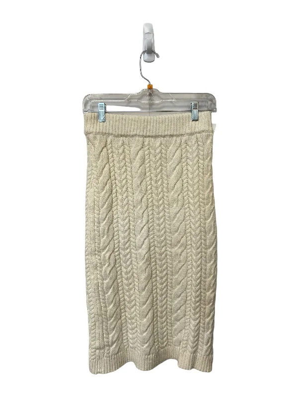 Skirt Maxi By Madewell In Cream, Size: S