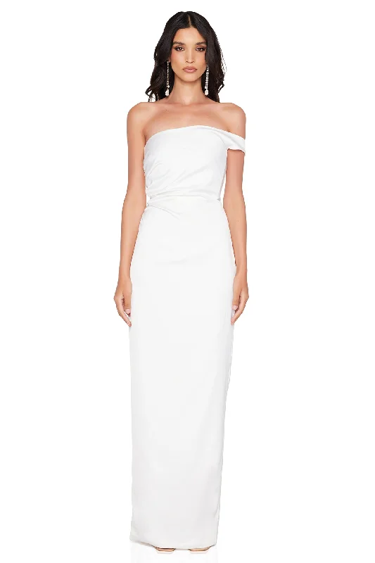 Nookie Pallisade Gown - White