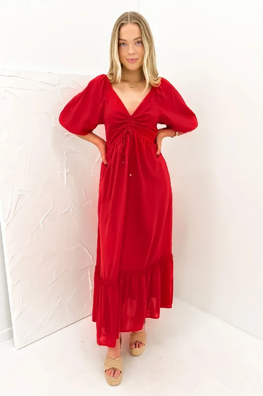 Tayten Maxi Dress Red